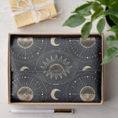 Celestial Moon Phase (4) Seidenpapier (Geschenk)