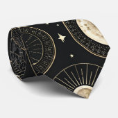 Celestial Moon Phase (5) Krawatte (Gerollt)