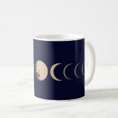 Celestial moon phase kaffeetasse (VorderseiteRechts)