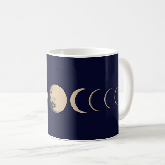 Celestial moon phase kaffeetasse (VorderseiteRechts)
