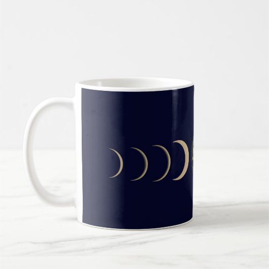 Celestial moon phase kaffeetasse (Links)