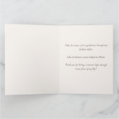 Celestial Moon Phase Mother's Day Card Karte (Innenseite)