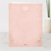 Celestial Moon Phase Mother's Day Card Karte (Rückseite)