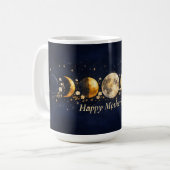 Celestial Moon Phase Mother's Day Mug Large 15oz Kaffeetasse (Vorderseite Links)
