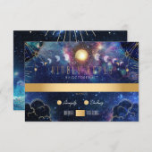 Celestial Moon Phase RSVP Card (Vorne/Hinten)