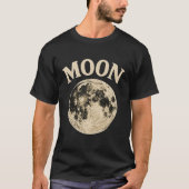 Celestial Moon Phase T-Shirt – Minimal & Cosmic  (Vorderseite)