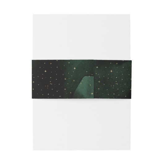 Celestial Moon Phases Emerald Wedding Bly Band (Rückseitenbeispiel)
