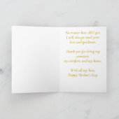 Celestial Moon Phases Floral Night Sky Design Karte (Innenseite)