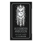 Celestial Moon Phases Mystical Esoteric Spiritual Magnetische Visitenkarte (Vorderseite Vertikal)