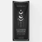 Celestial Moon Phases Mystical Holistic Spiritual Banner (Vertikal)