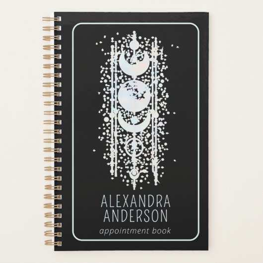 Celestial Moon Phases Mystical Holistic Spiritual Planer (Vorderseite)