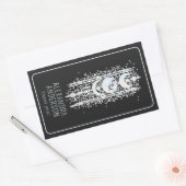 Celestial Moon Phases Mystical Holistic Spiritual Rechteckiger Aufkleber (Umschlag)