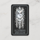 Celestial Moon Phases Mystical Holistic Spiritual Visitenkarte (Vorderseite)