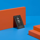 Celestial Moon Phases Mystical Holistic Spiritual Visitenkarte