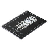 Celestial Moon Phases Mystical Spiritual Esoteric Notizblock (Linke Seite)