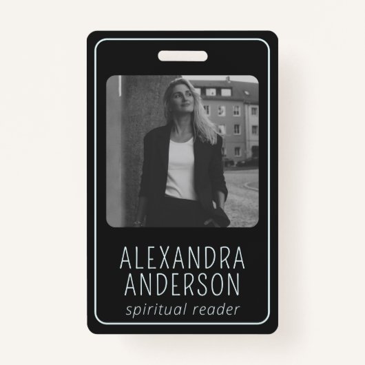 Celestial Moon Phases Mystical Spiritual Foto Ausweis (Rückseite)