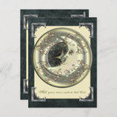 Celestial Moon Postcard Postkarte (Vorne/Hinten)