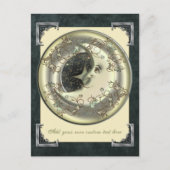 Celestial Moon Postcard Postkarte (Vorderseite)