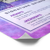 Celestial Moon Signature Drinks Polterabend Poster (Ecke)