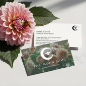 Celestial Moon Star Honey Bee Vintag Floral Visitenkarte
