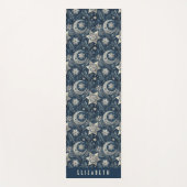 Celestial Moon Star Übungsyoga Mat Yogamatte (Vorderseite)