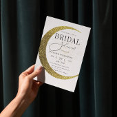 Celestial Moon Starry Night Mystical Brautparty Einladung