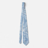 Celestial Moon Stars Dreamy Sky Pastel Watercolor Krawatte (Rückseite)