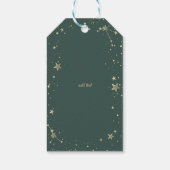 Celestial Moon Stars Frame Geschenkanhänger (Rückseite)