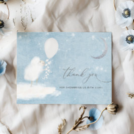Celestial Moon Stars & Lamb Baby Dusche Vielen Dan Dankeskarte