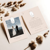 Celestial Moon Stars Monogram Boho Danke Foto