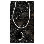 Celestial Moon Stars Mystical Starry Night Kleine Geschenktüte (Vorderseite)