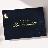 Celestial Moon Stars werden Sie meine Bridesmaid s Einladung