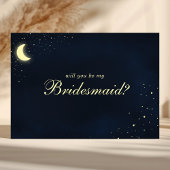 Celestial Moon Stars werden Sie meine Bridesmaid s Einladung