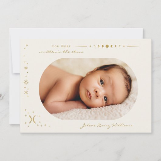 Celestial Moon & Stars Zodiac | Pisces (Vorderseite)