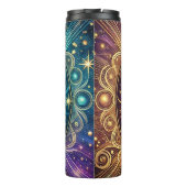 Celestial Moon Sun Elegant wwwwwwwwwwwwwwwwwwwwww Thermosbecher (Rückseite)