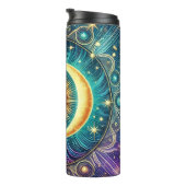 Celestial Moon Sun Elegant wwwwwwwwwwwwwwwwwwwwww Thermosbecher (Nach rechts gedreht)