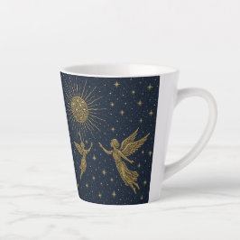 Celestial Moon & Sun Latte Mug – Mystical Night Sk Milchtasse