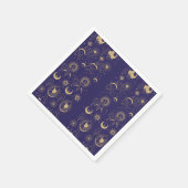 Celestial Moon & Sun Theme Serviette (Ecke)