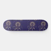 Celestial Moon & Sun Theme  Skateboard (Horizontal)