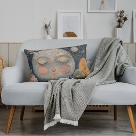Celestial Moon Sweet Dreams Individuelle Name Nied Kissenbezug