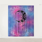 Celestial Moon Tapestry Wandteppich (Vorderseite)