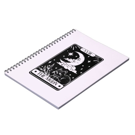 Celestial Moon Tarot Card Notizblock (Linke Seite)