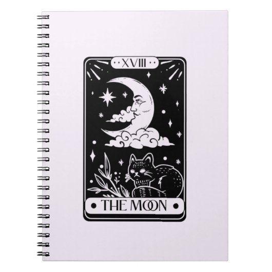 Celestial Moon Tarot Card Notizblock (Vorderseite)