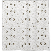 Celestial Moon Theme Duschvorhang (Vorderseite)