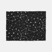 Celestial Moon Theme Fleecedecke (Vorderseite (Horizontal))