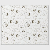 Celestial Moon Theme Geschenkpapier (Flach)