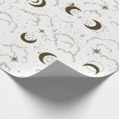 Celestial Moon Theme Geschenkpapier (Ecke)