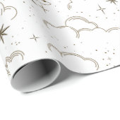 Celestial Moon Theme Geschenkpapier (Rolleneckpunkt)