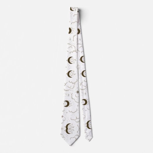 Celestial Moon Theme Krawatte (Vorderseite)