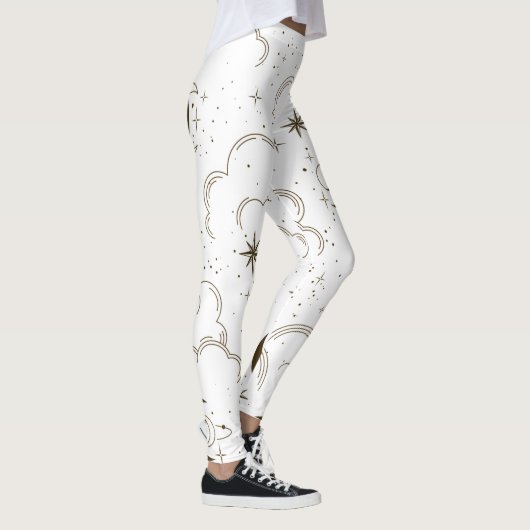 Celestial Moon Theme Leggings (Rechts)